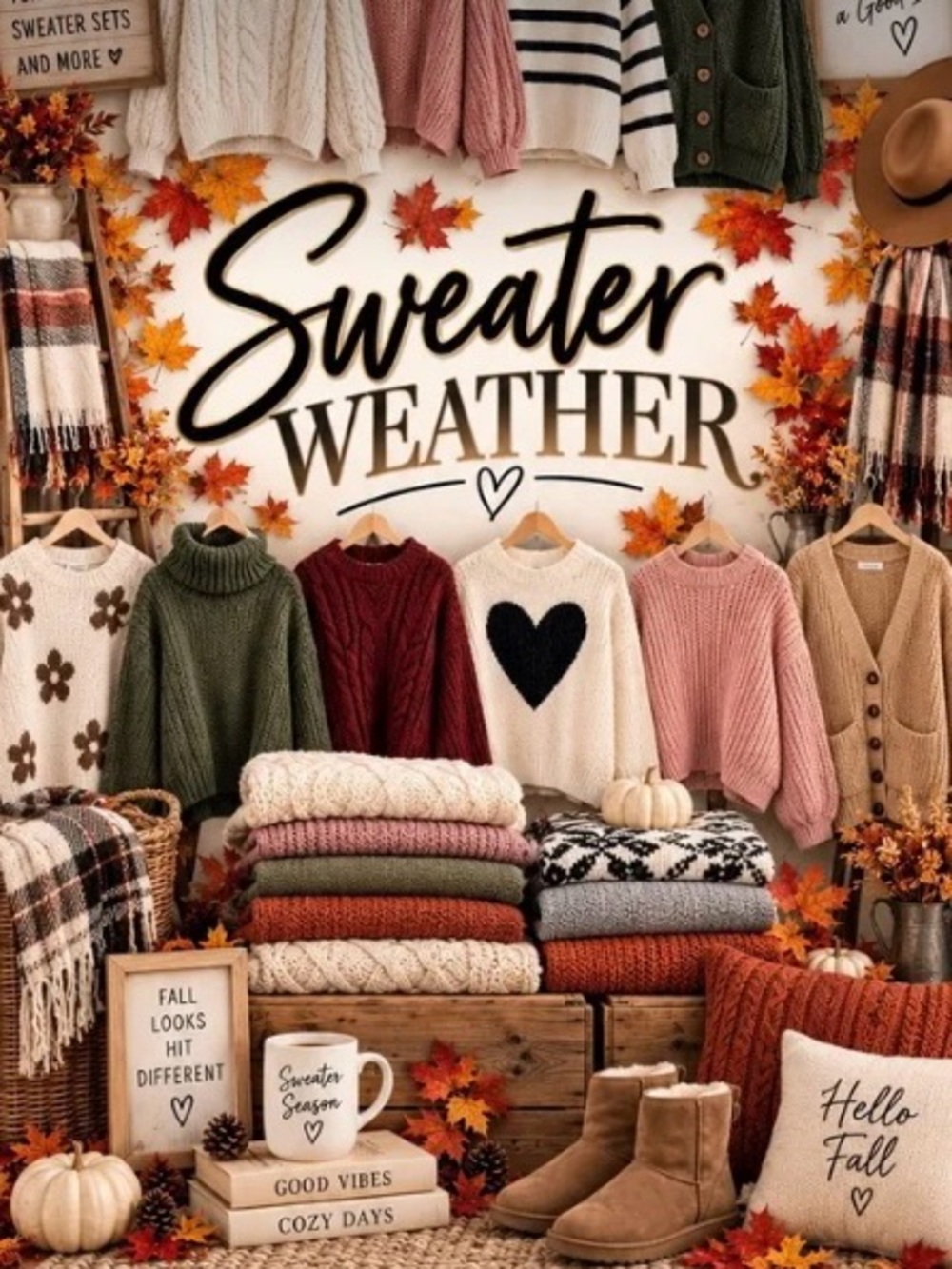 📦FILL A BOX SWEATERS | 4 for $40
Mixed Brands | variety of Styles & Sizes